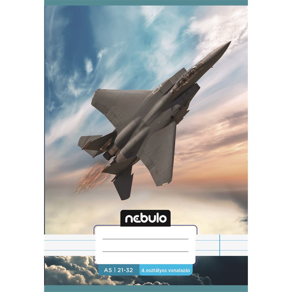 Füzet, A5, 4. osztályos vonalas, 21-32, Vagány minták, I., 16 db/csomag Nebulo - Image 8