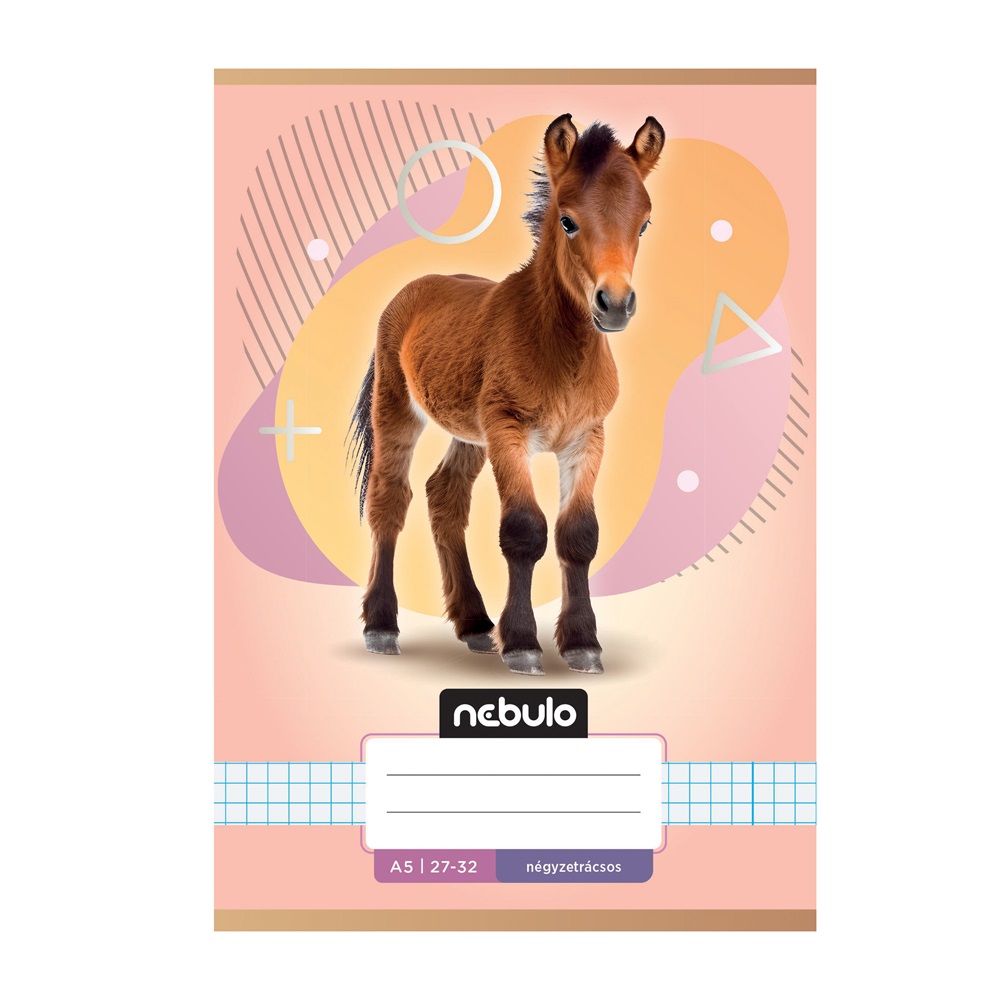 Füzet, A5, kockás, 27-32, Állatos minták, 16 db/csomag Nebulo - Image 7
