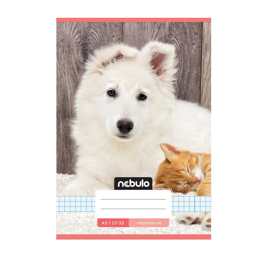 Füzet, A5, kockás, 27-32, Cuki minták, 16 db/csomag Nebulo - Image 4