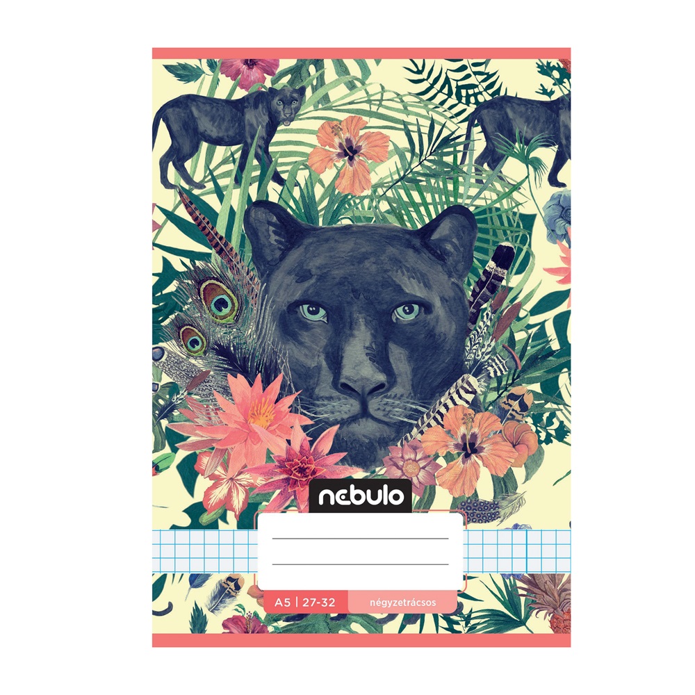 Füzet, A5, kockás, 27-32, Cuki minták, 16 db/csomag Nebulo - Image 3