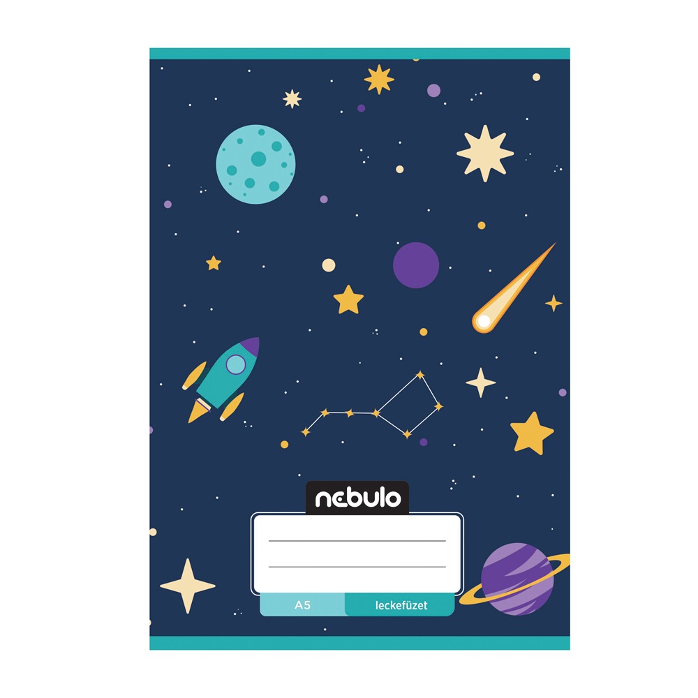 Füzet, A5, lecke, 20-32, Mix minták, 16 db/csomag Nebulo - Image 2