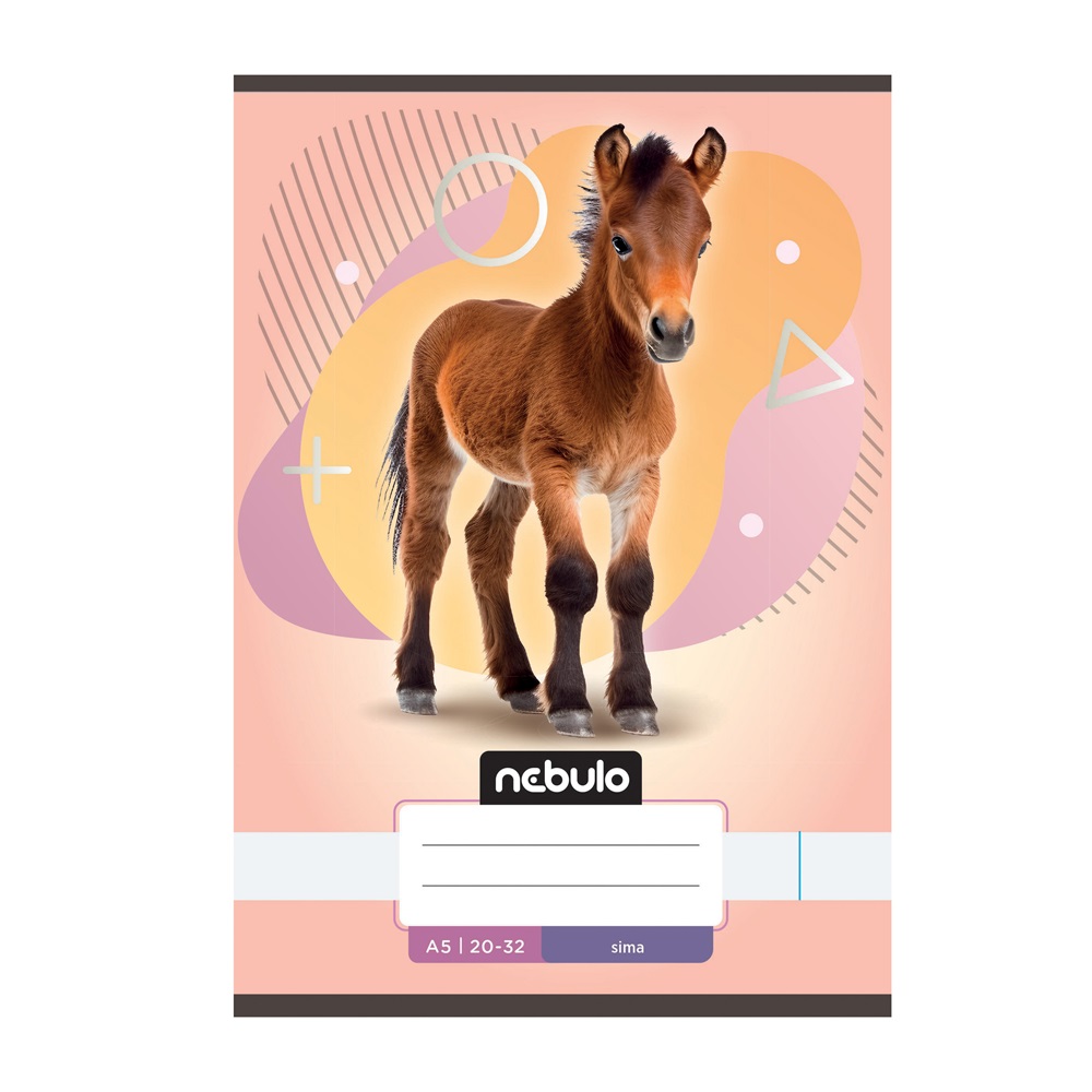 Füzet, A5, sima, 20-32, Állatos minták, 16 db/csomag Nebulo - Image 7