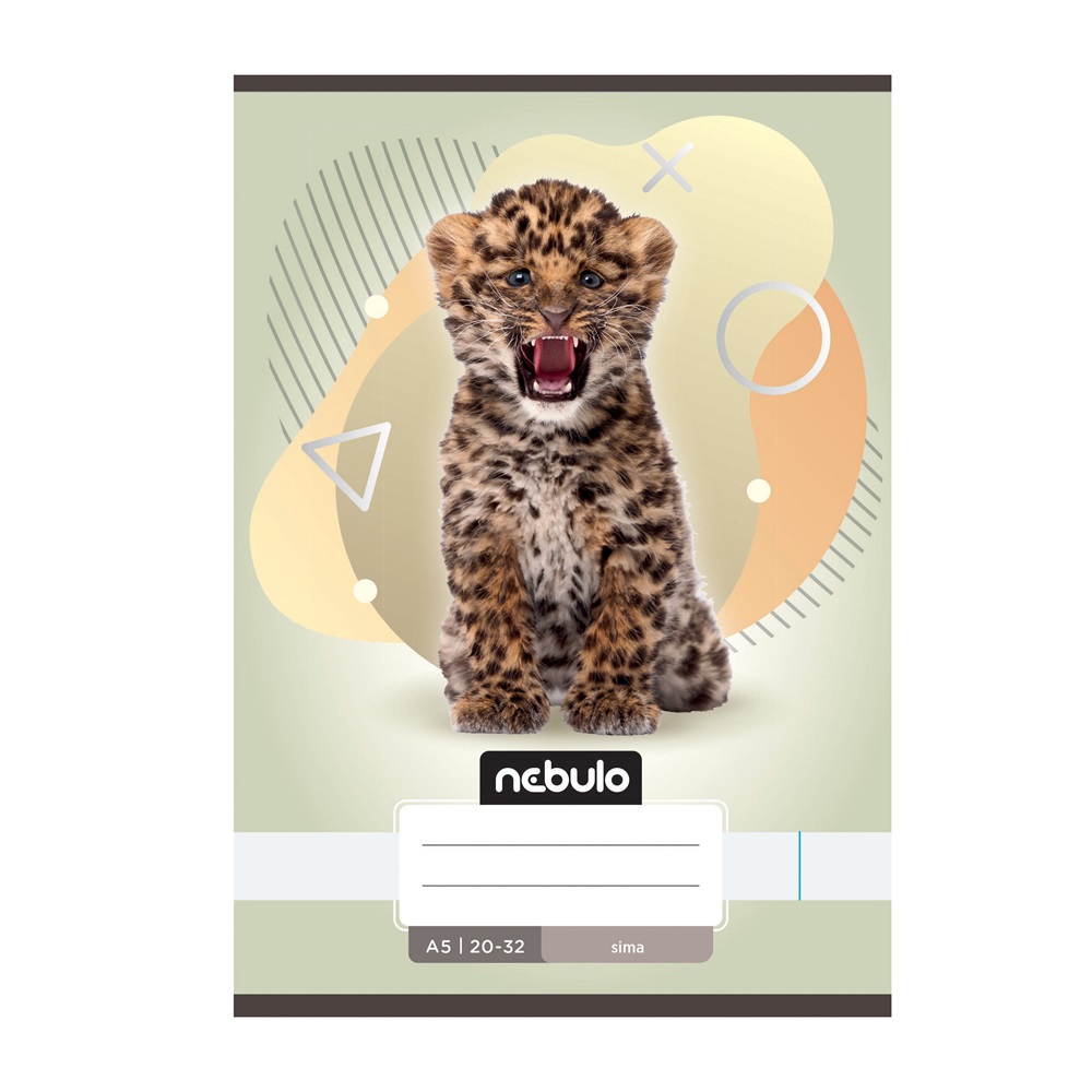 Füzet, A5, sima, 20-32, Állatos minták, 16 db/csomag Nebulo - Image 6