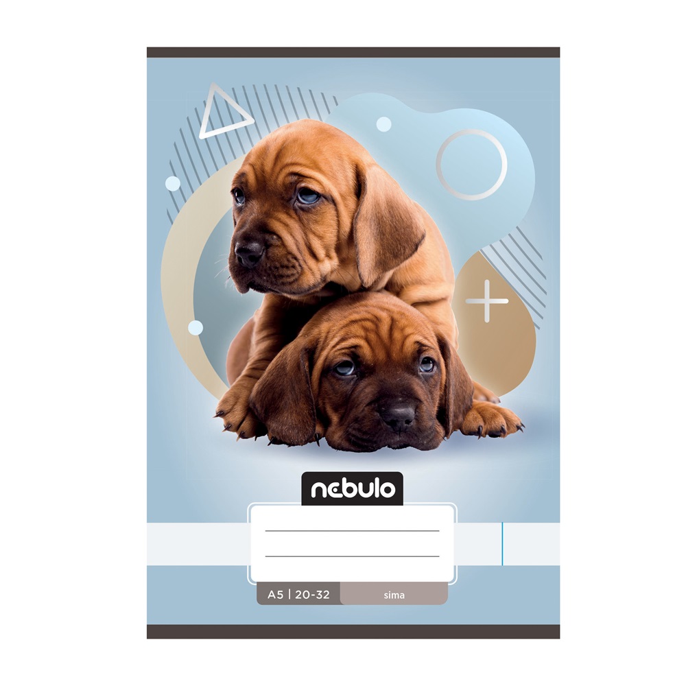 Füzet, A5, sima, 20-32, Állatos minták, 16 db/csomag Nebulo - Image 3