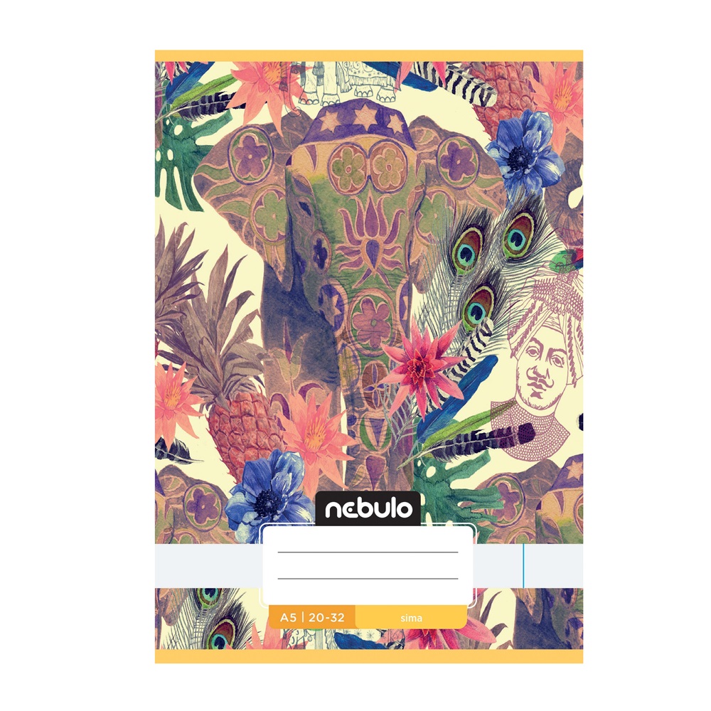 Füzet, A5, sima, 20-32, Cuki minták, 16 db/csomag Nebulo - Image 3