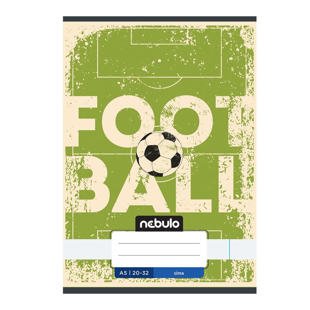 Füzet, A5, sima, 20-32, Vagány minták, 16 db/csomag Nebulo - Image 5