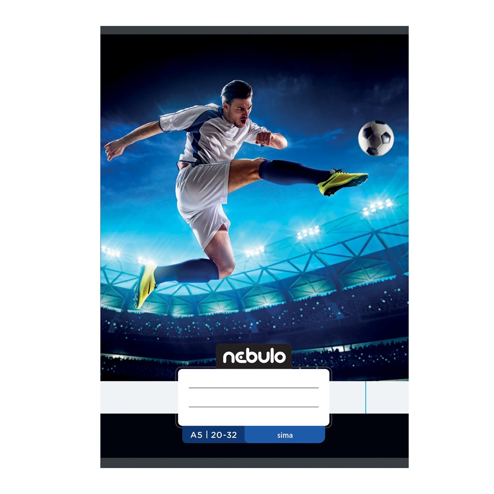 Füzet, A5, sima, 20-32, Vagány minták, 16 db/csomag Nebulo - Image 4