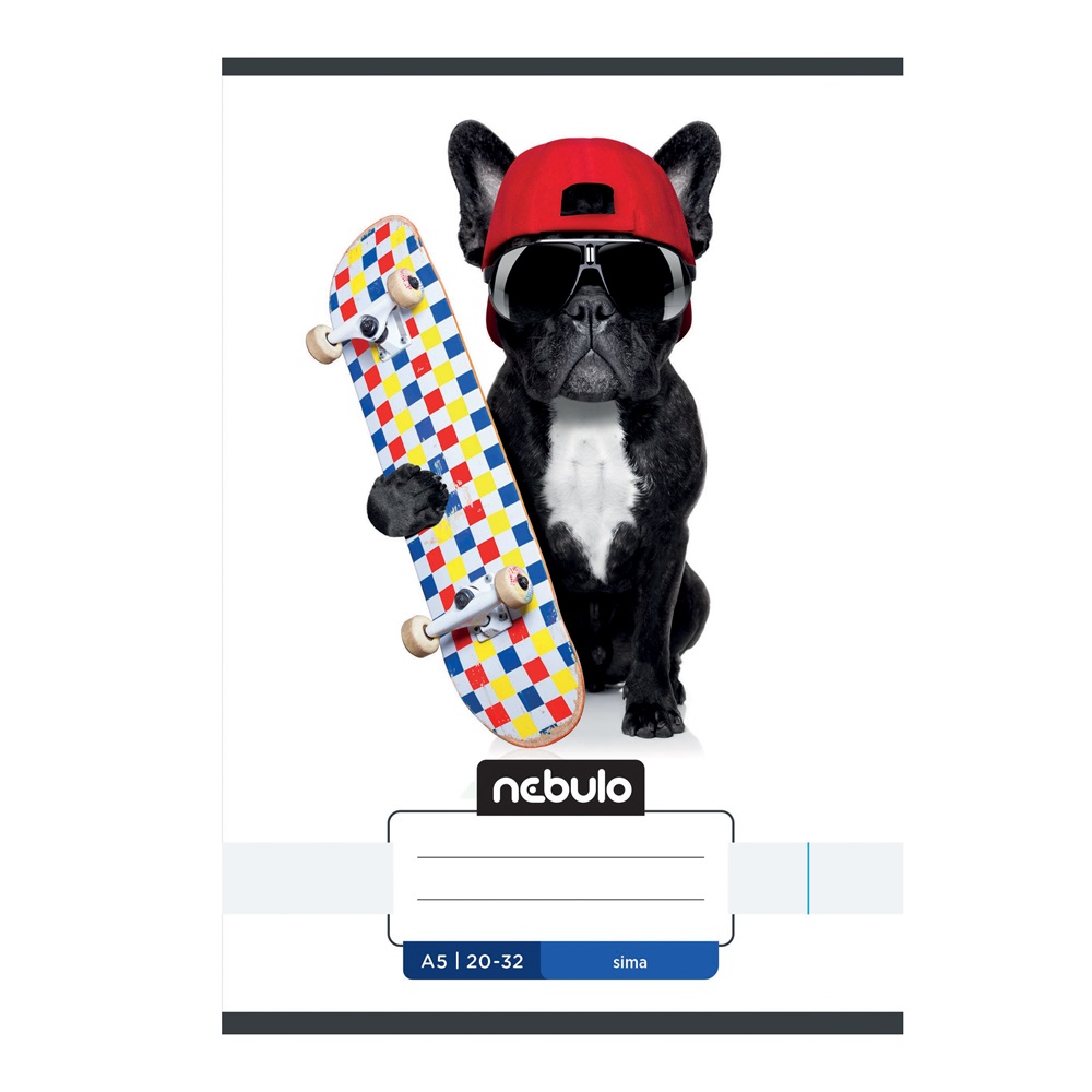 Füzet, A5, sima, 20-32, Vagány minták, 16 db/csomag Nebulo - Image 2