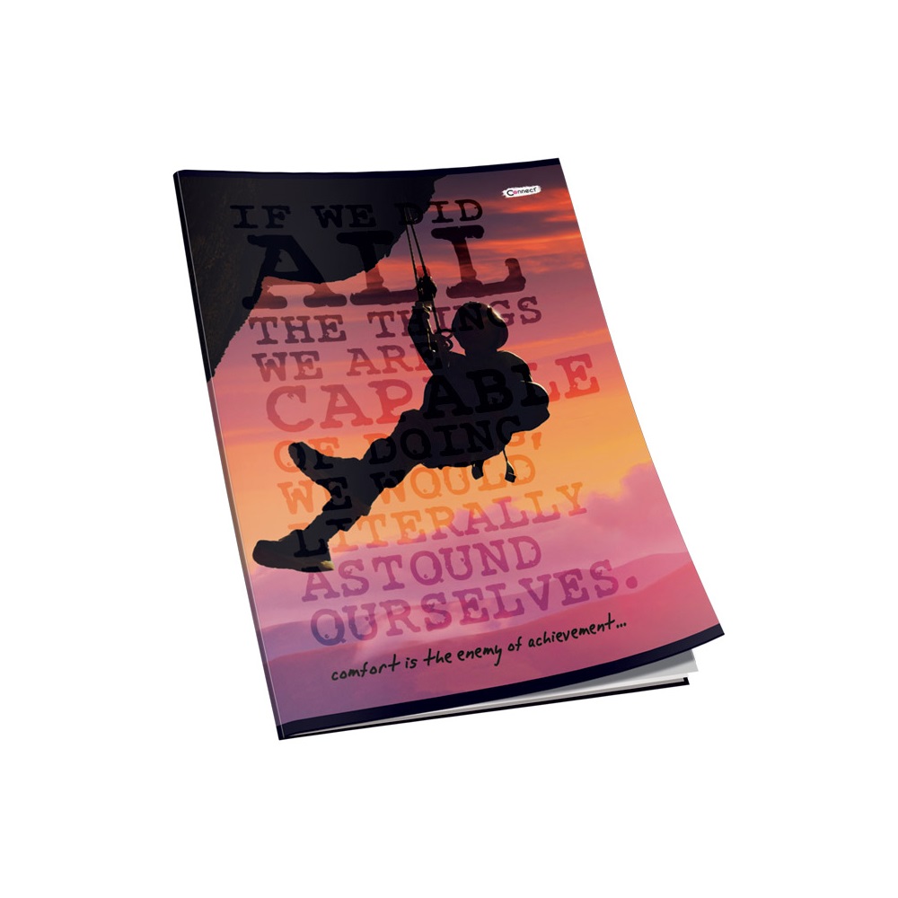 Füzet A4, 40lap, kockás 80g. Connect Matt + UV lakk borító, - Image 7