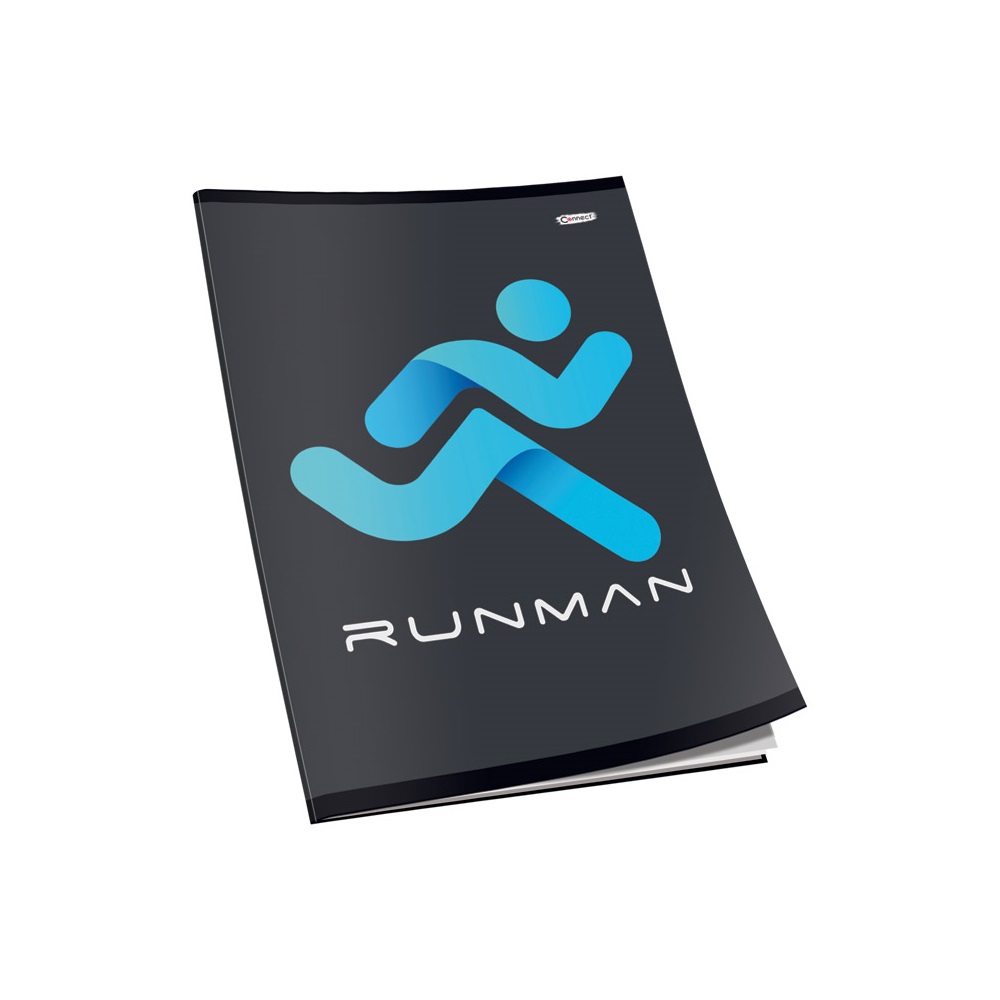 Füzet A4, 40lap, sima 80g. Connect Matt + UV lakk borító, - Image 3