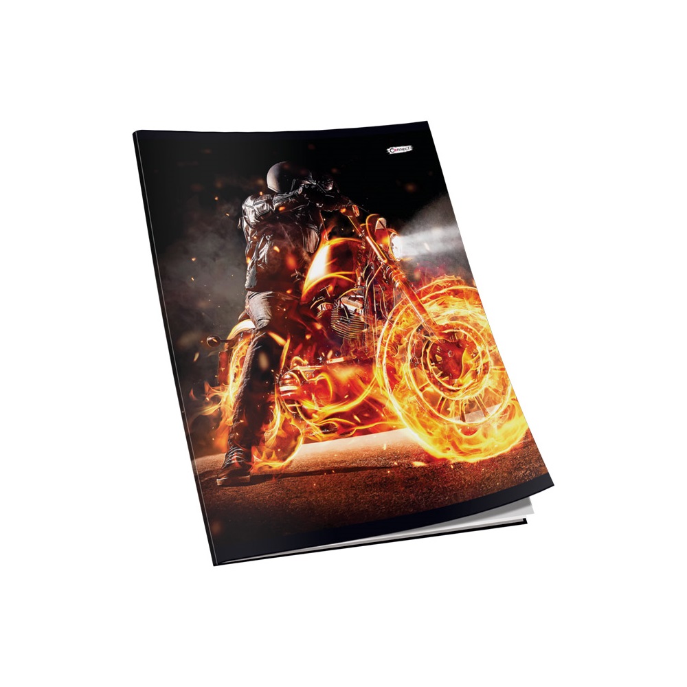 Füzet A4, 40lap, sima 80g. Connect Matt + UV lakk borító, - Image 2