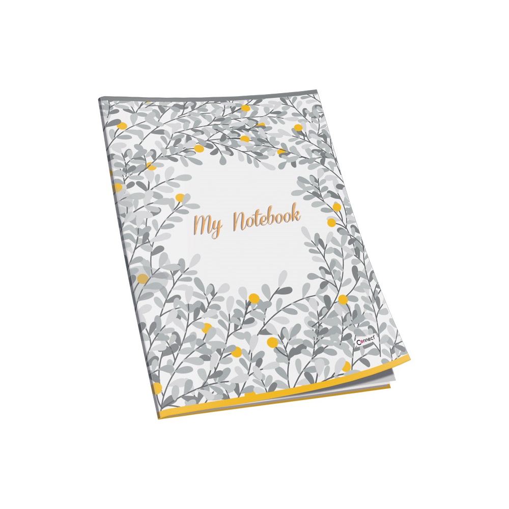 Füzet A4, 40lap, kockás 80g. papír, glitteres Connect - Image 8