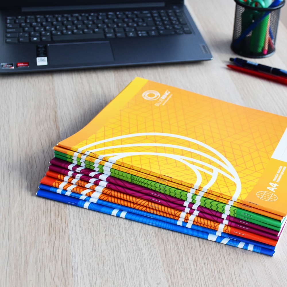 Füzet iskolai A4, 32lap, franciakockás 88-32 Bluering® - Image 5