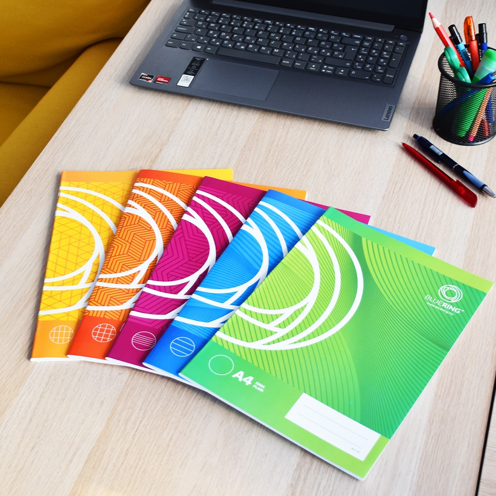 Füzet iskolai A4, 32lap, franciakockás 88-32 Bluering® - Image 6