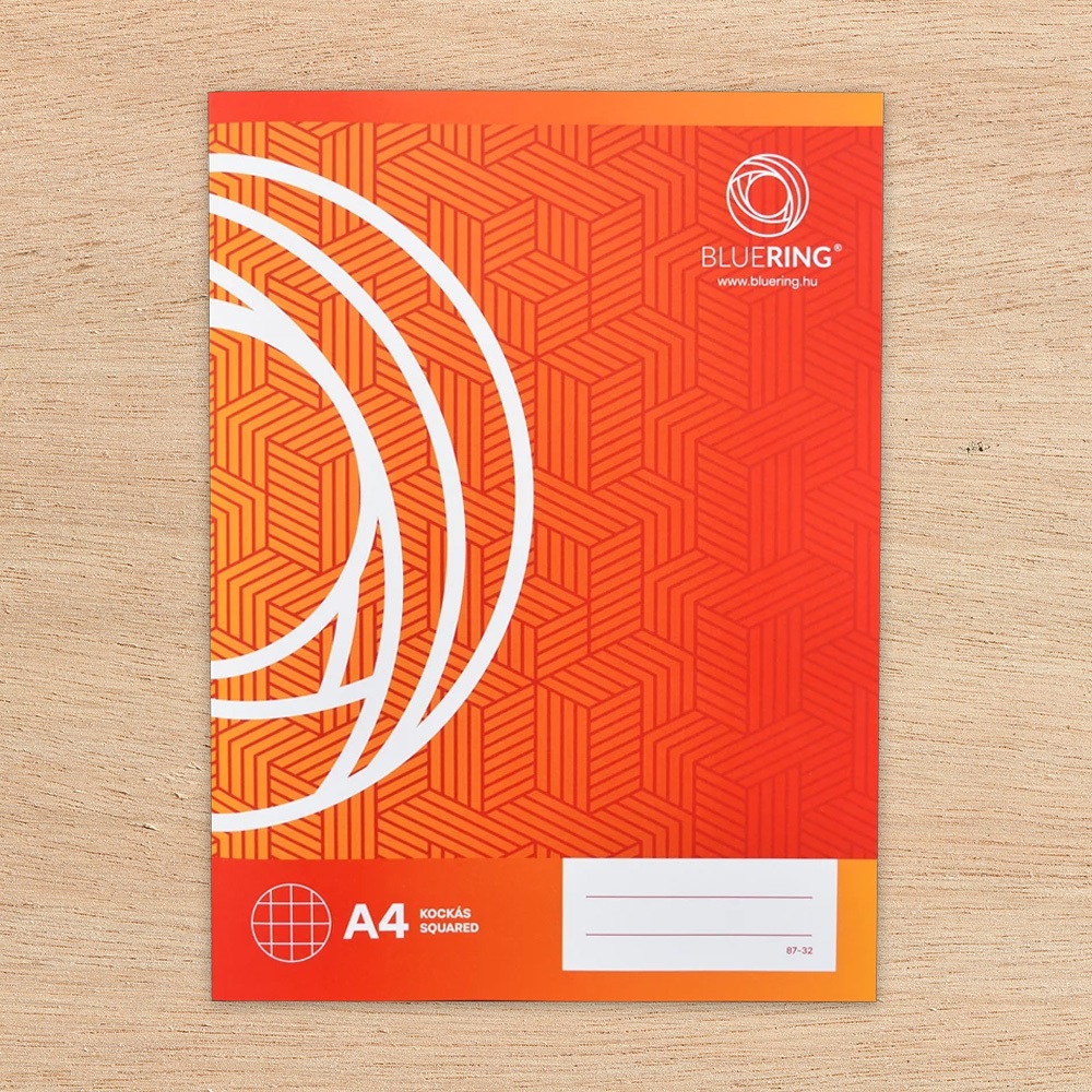 Füzet iskolai A4, 32lap, kockás 87-32 Bluering® - Image 2