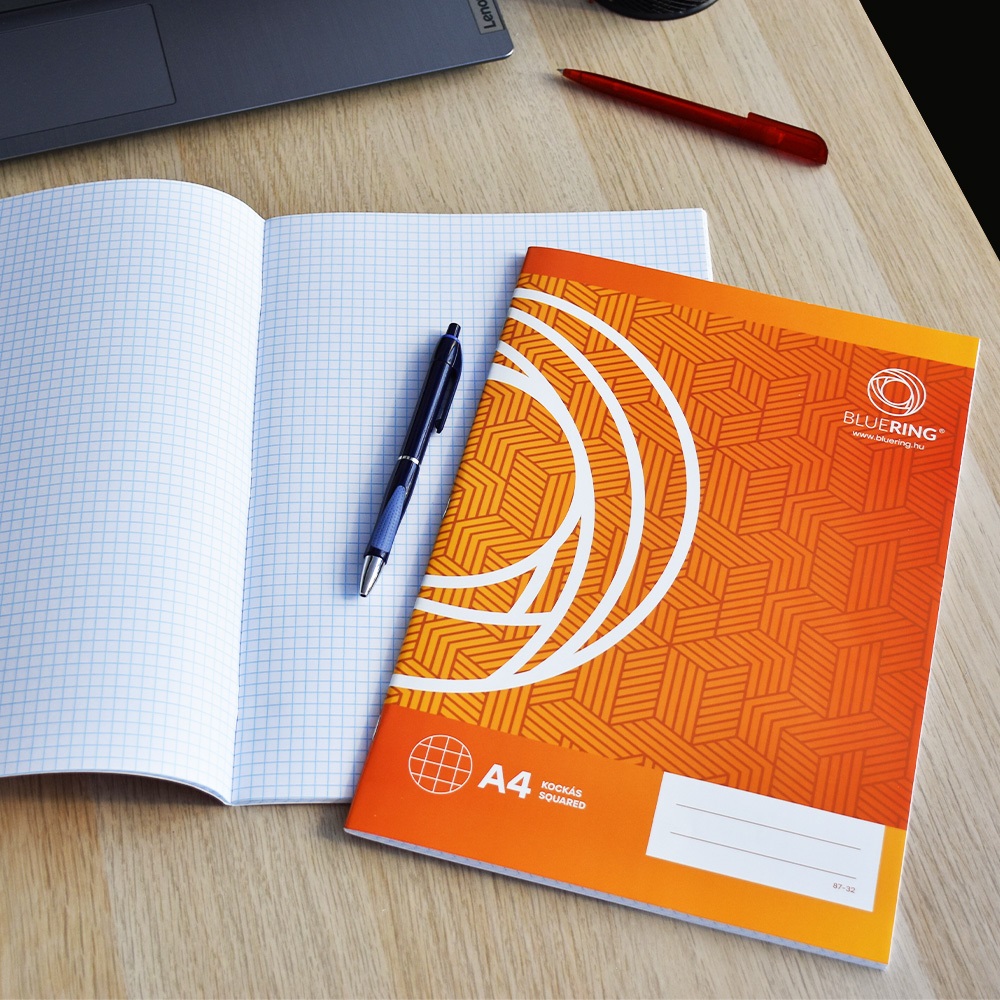 Füzet iskolai A4, 32lap, kockás 87-32 Bluering® - Image 4