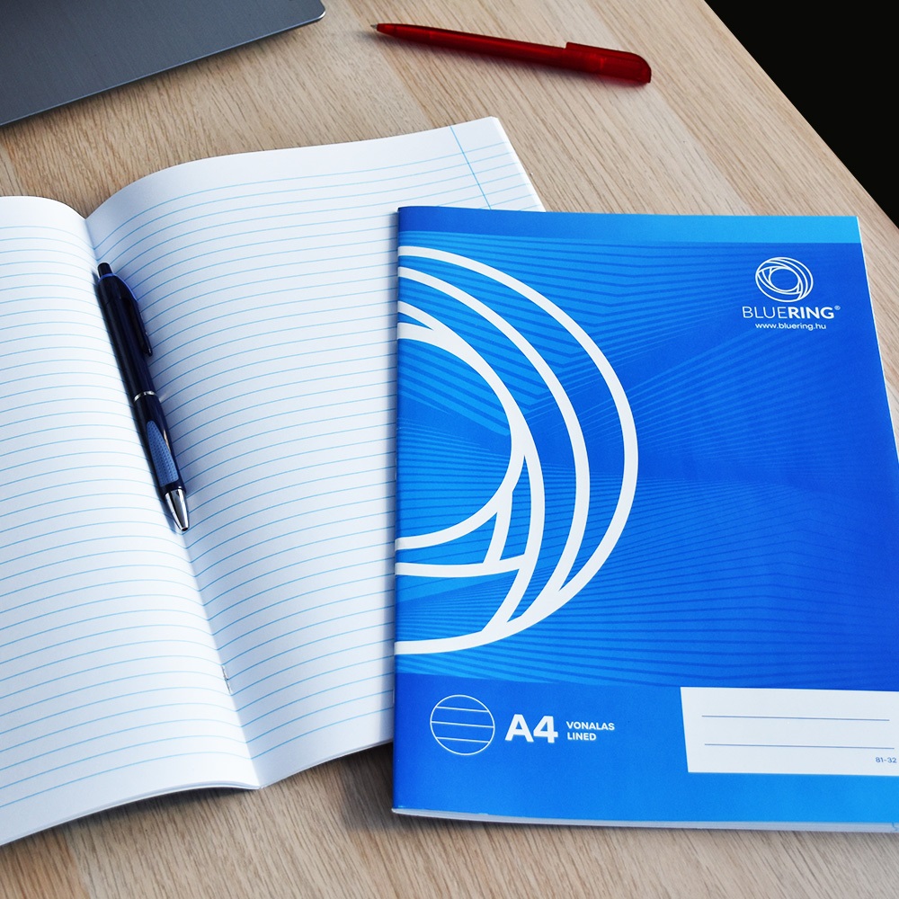 Füzet iskolai A4, 32lap, vonalas 81-32 Bluering® - Image 4
