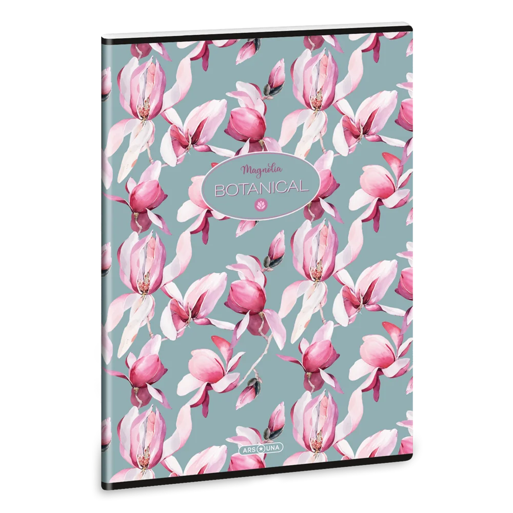 Füzet iskolai A4, 40lap, kockás Ars Una ROSY MAGNOLIA (5252) 23 10db/csomag