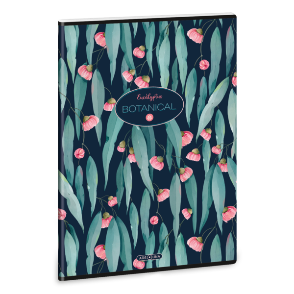 Füzet iskolai A4, 40lap, sima Ars Una EUCALYPTUS (5253) 23 10db/csomag