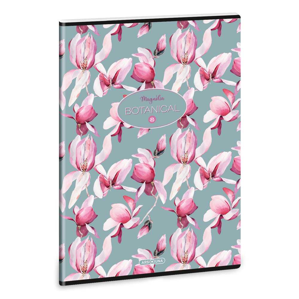 Füzet iskolai A4, 40lap, sima Ars Una ROSY MAGNOLIA (5252) 23 10db/csomag