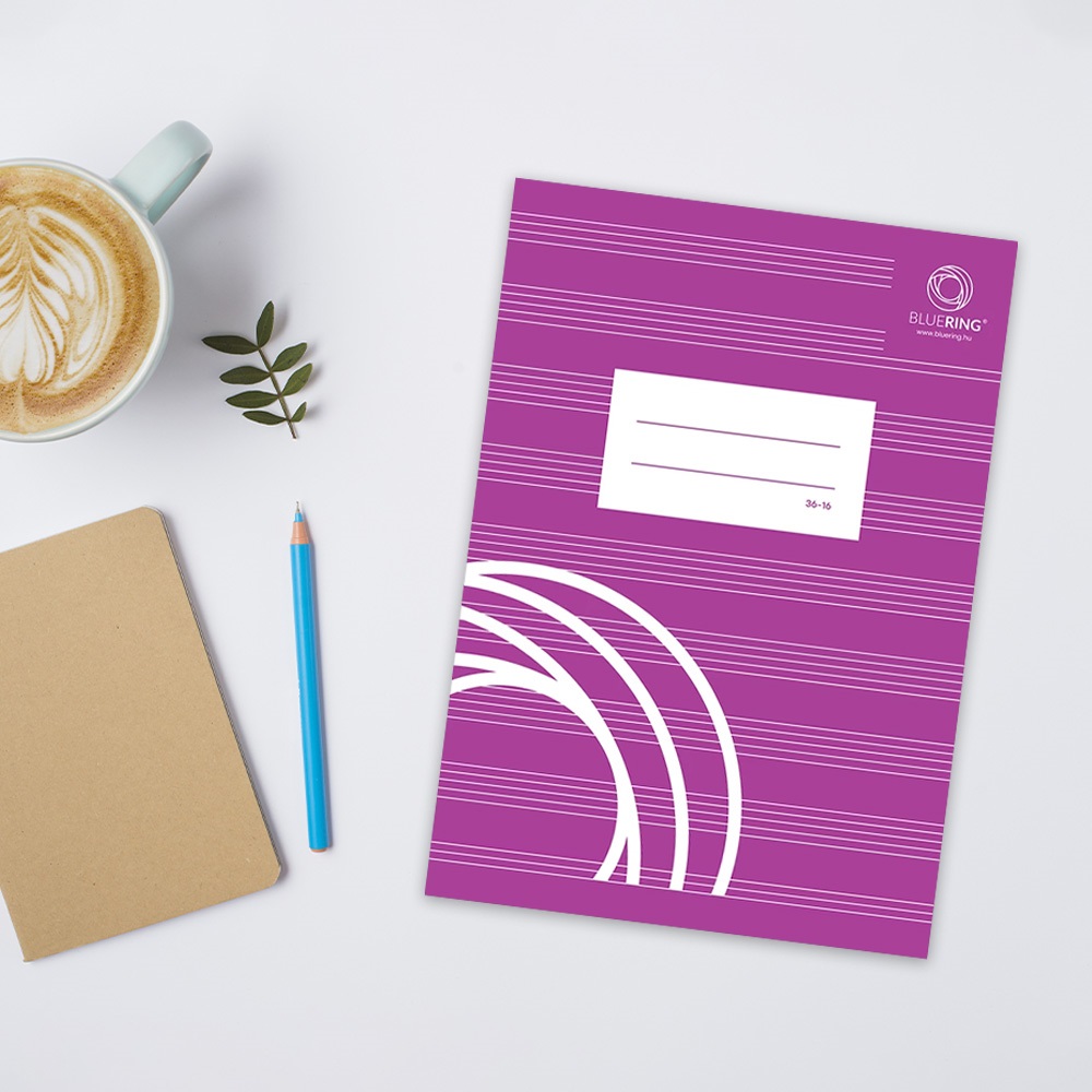 Füzet iskolai A5, 16lap, hangjegy 36-16 Bluering® - Image 3