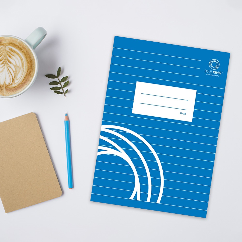 Füzet iskolai A5, 32lap, vonalas 12-32 3.osztályos Bluering® - Image 3