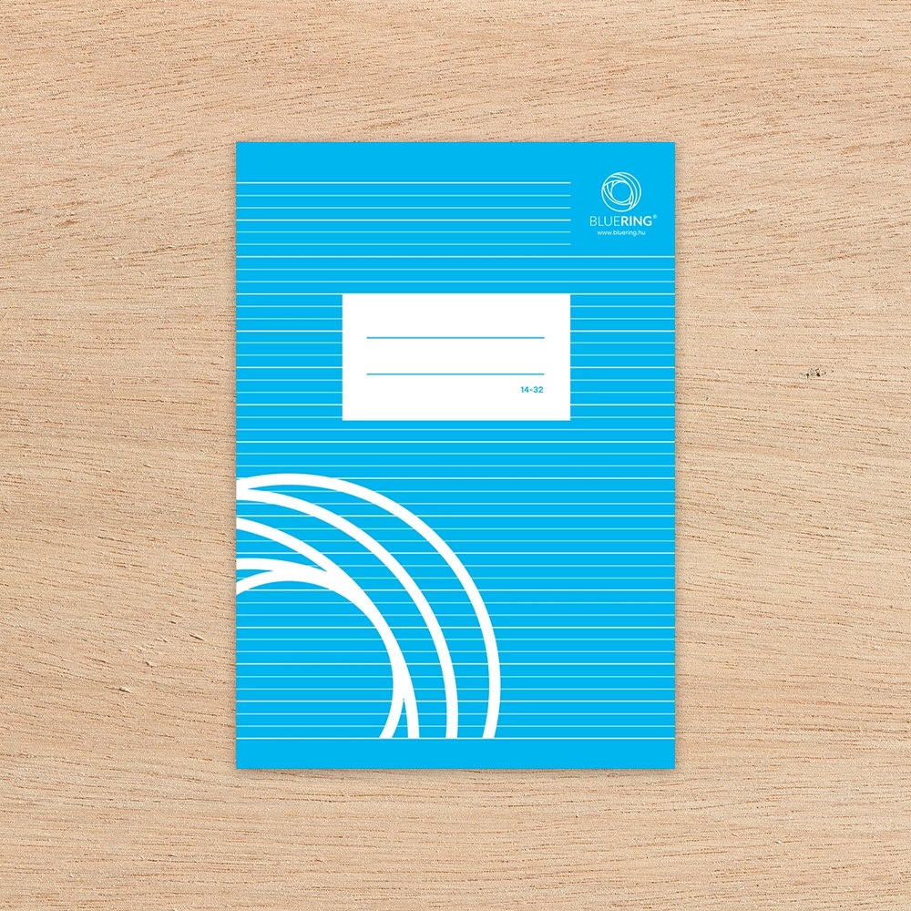 Füzet iskolai A5, 32lap, vonalas 14-32 1.osztályos Bluering® - Image 2