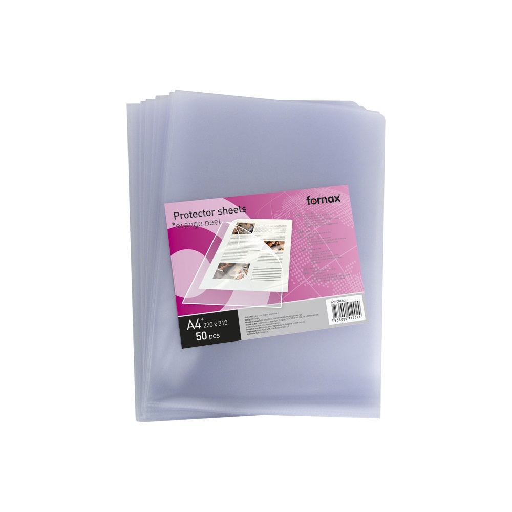 Genotherm `L` A4, 80 micron narancsos, felül-oldalt nyitható, 50 db/csomag, Fornax - Image 3