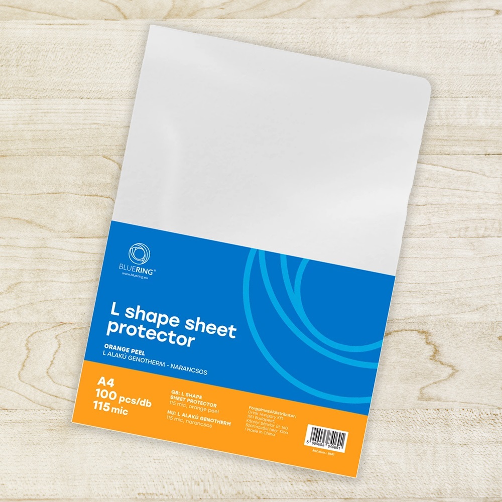 Genotherm `L` A4, 115 micron narancsos Bluering® 100 db/csomag, - Image 2