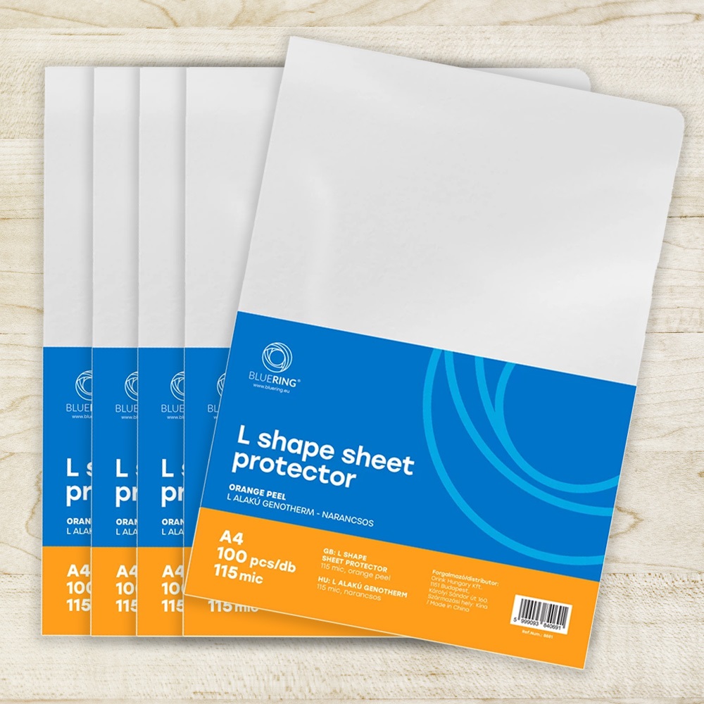 Genotherm `L` A4, 115 micron narancsos Bluering® 100 db/csomag, - Image 3