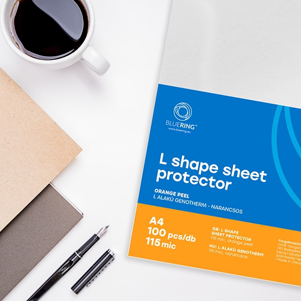 Genotherm `L` A4, 115 micron narancsos Bluering® 100 db/csomag, - Image 4
