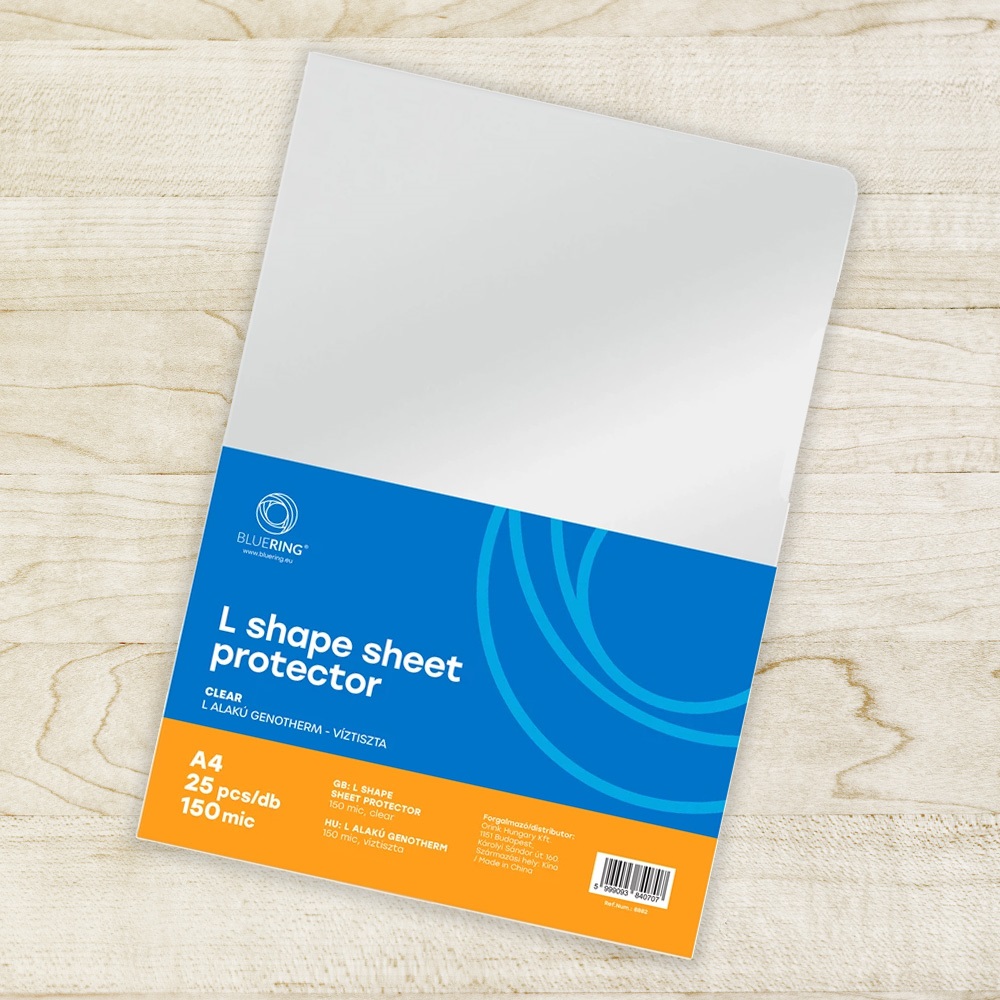 Genotherm `L` A4, 150 micron víztiszta Bluering® 25 db/csomag, - Image 2
