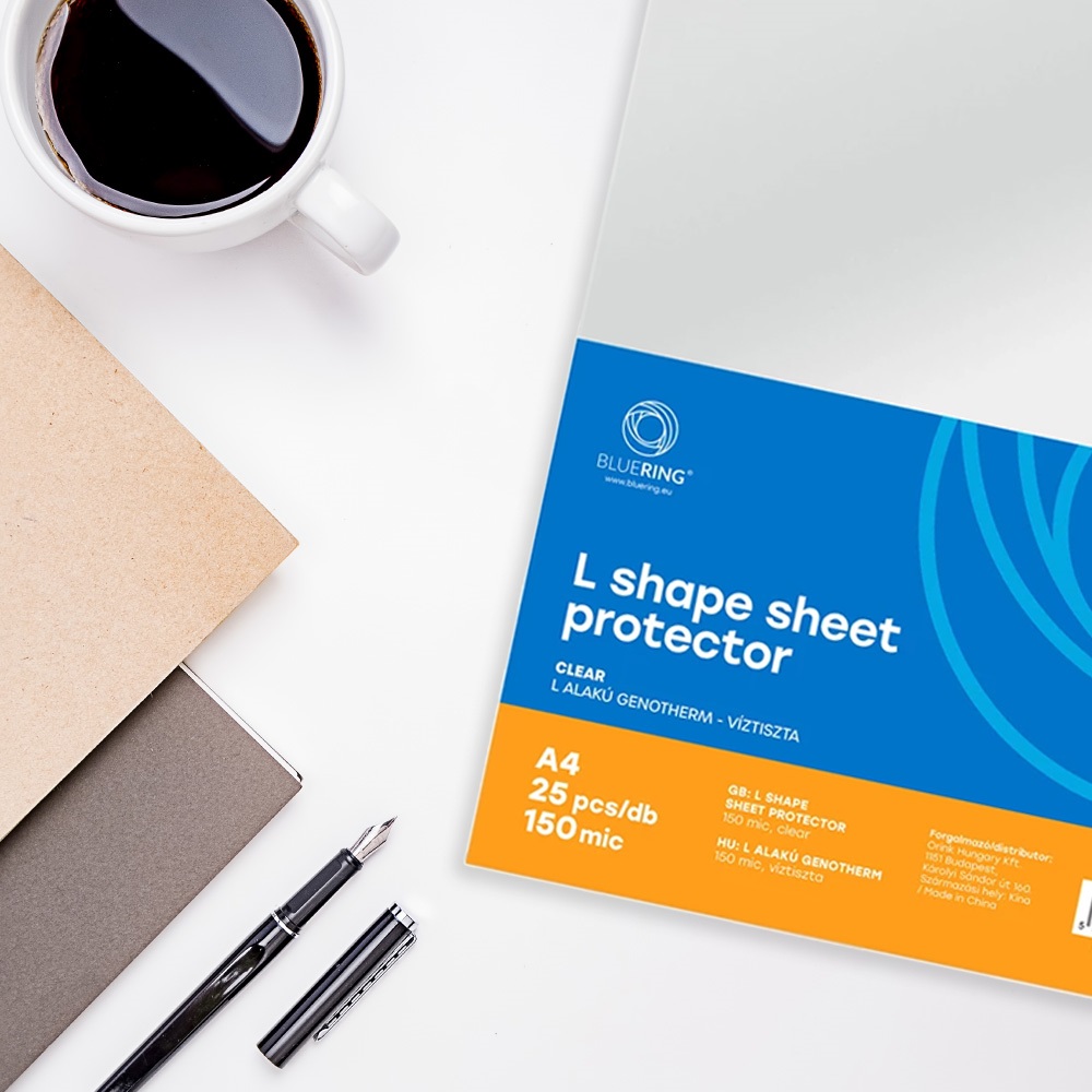 Genotherm `L` A4, 150 micron víztiszta Bluering® 25 db/csomag, - Image 4