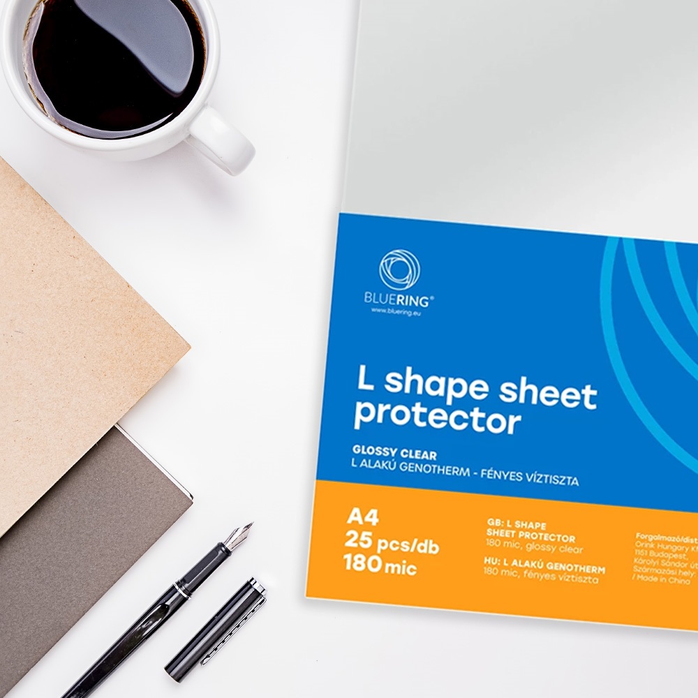Genotherm `L` A4, 180 micron víztiszta Bluering® 25 db/csomag, - Image 4