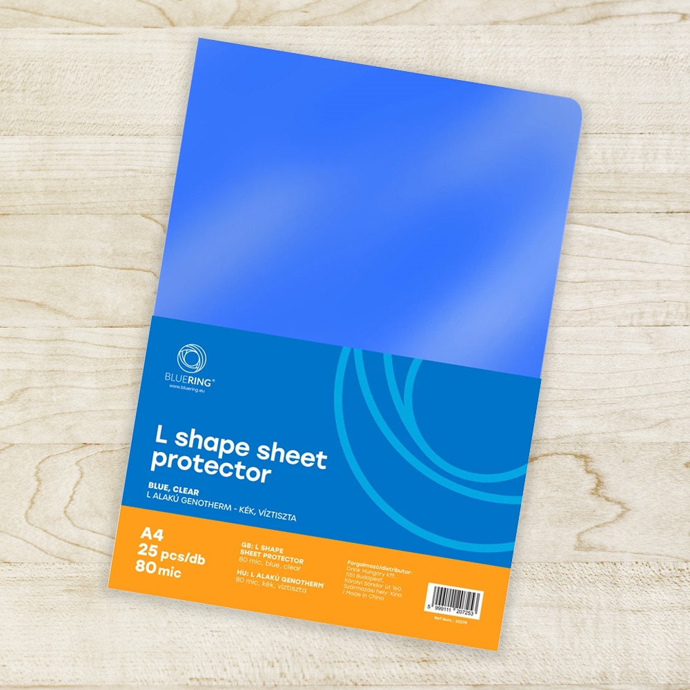 Genotherm `L` A4, 80 micron kék 25 db/csomag, Bluering®, - Image 2