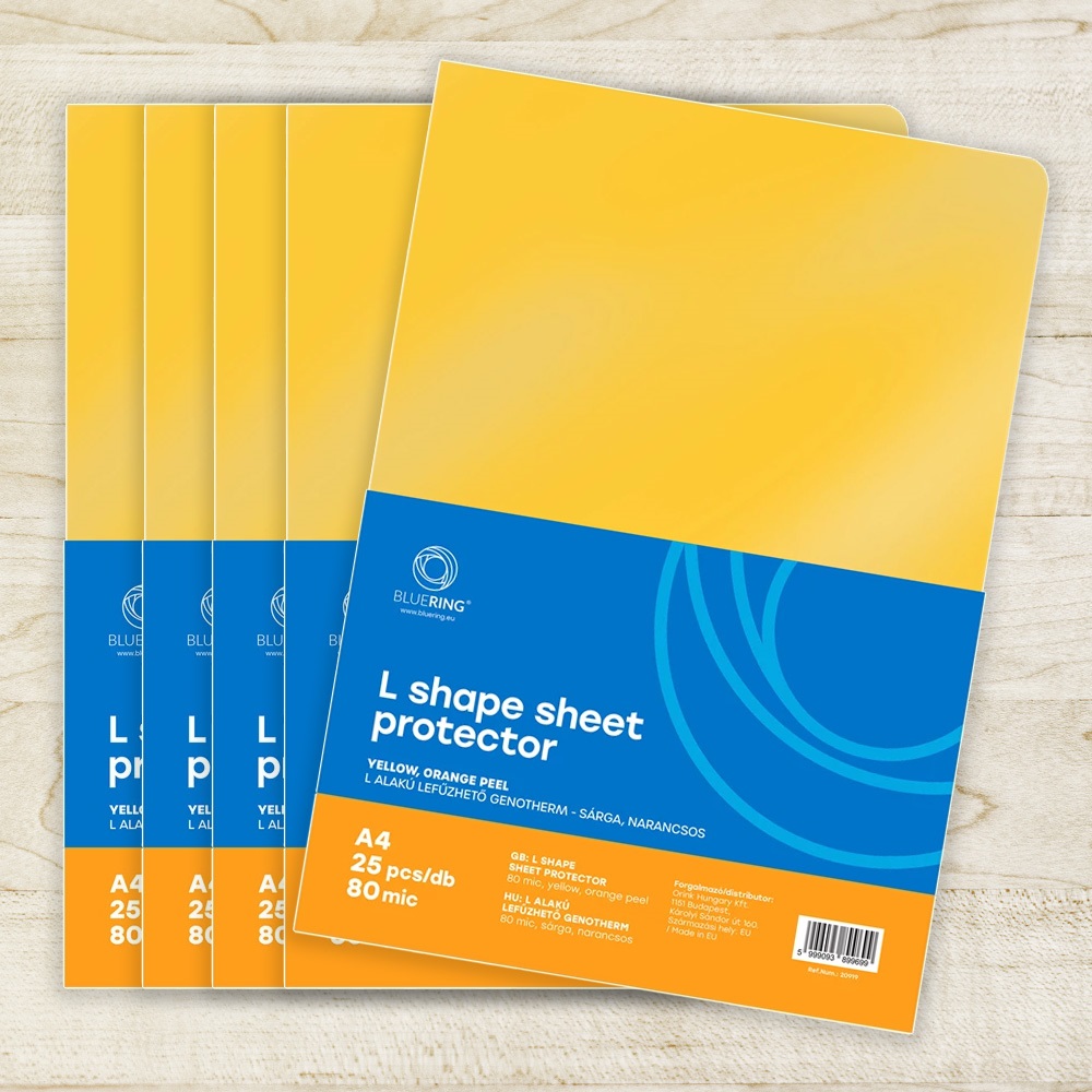 Genotherm `L` A4, 80 micron sárga 25 db/csomag, Bluering®, - Image 3