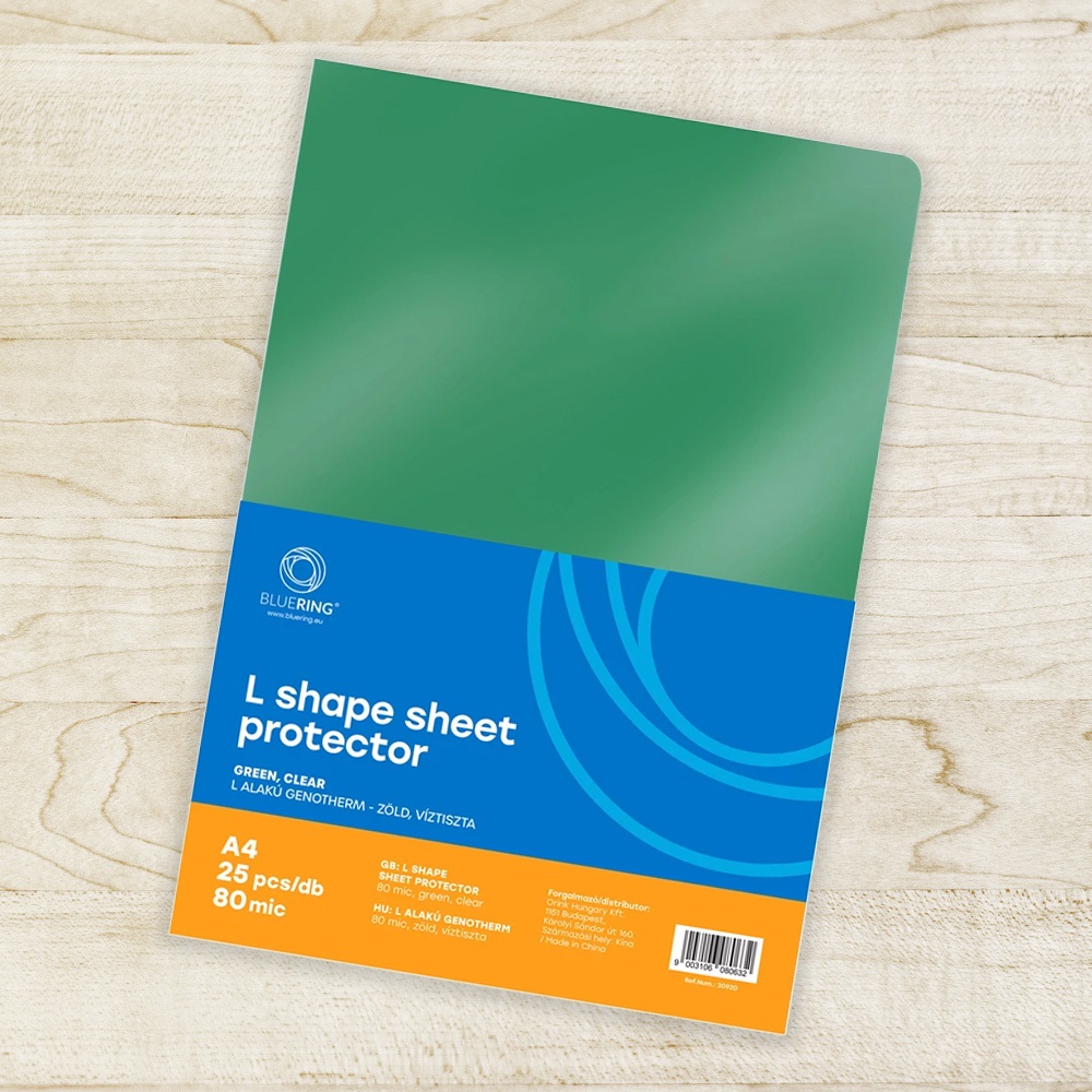 Genotherm `L` A4, 80 micron zöld 25 db/csomag, Bluering®, - Image 2