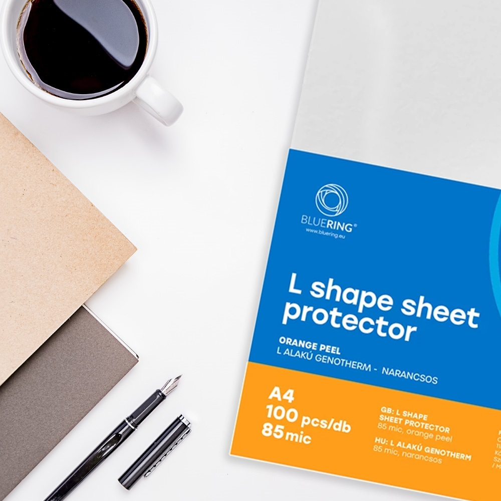 Genotherm `L` A4, 85 micron narancsos Bluering® 100 db/csomag, - Image 4