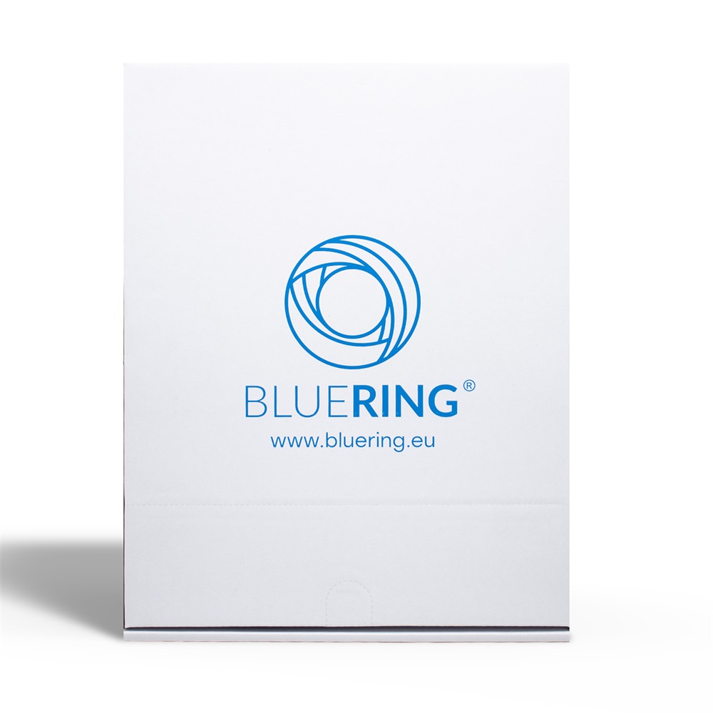 Genotherm lefűzhető, A4, 50 micron fényes víztiszta Bluering® 25 db/csomag, 4 csomag/karton kínáló - Image 2