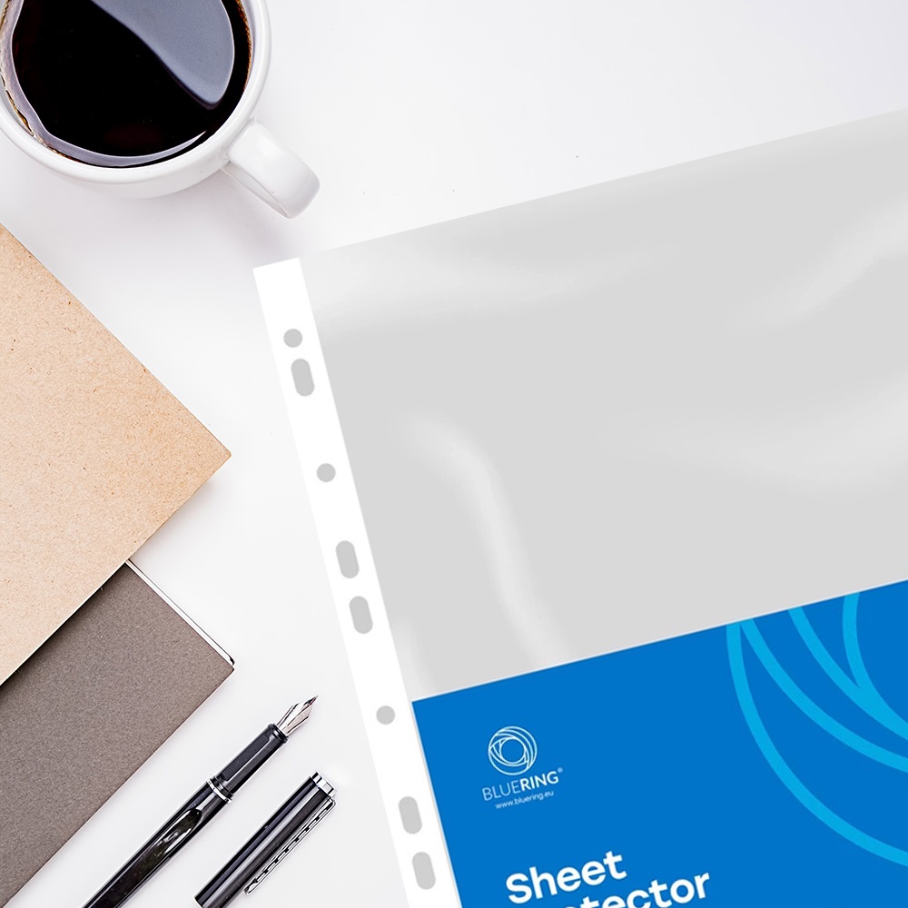 Genotherm lefűzhető, A4, 90 micron víztiszta Bluering® 50 db/csomag - Image 5