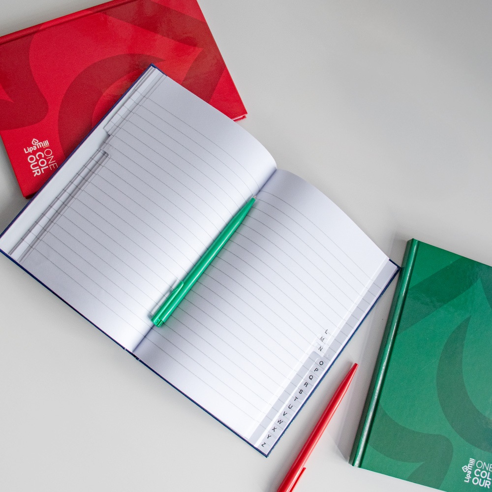 Golyóstoll 0,5mm, nyomógombos Eco Pen, test piros, írásszín kék - Image 2