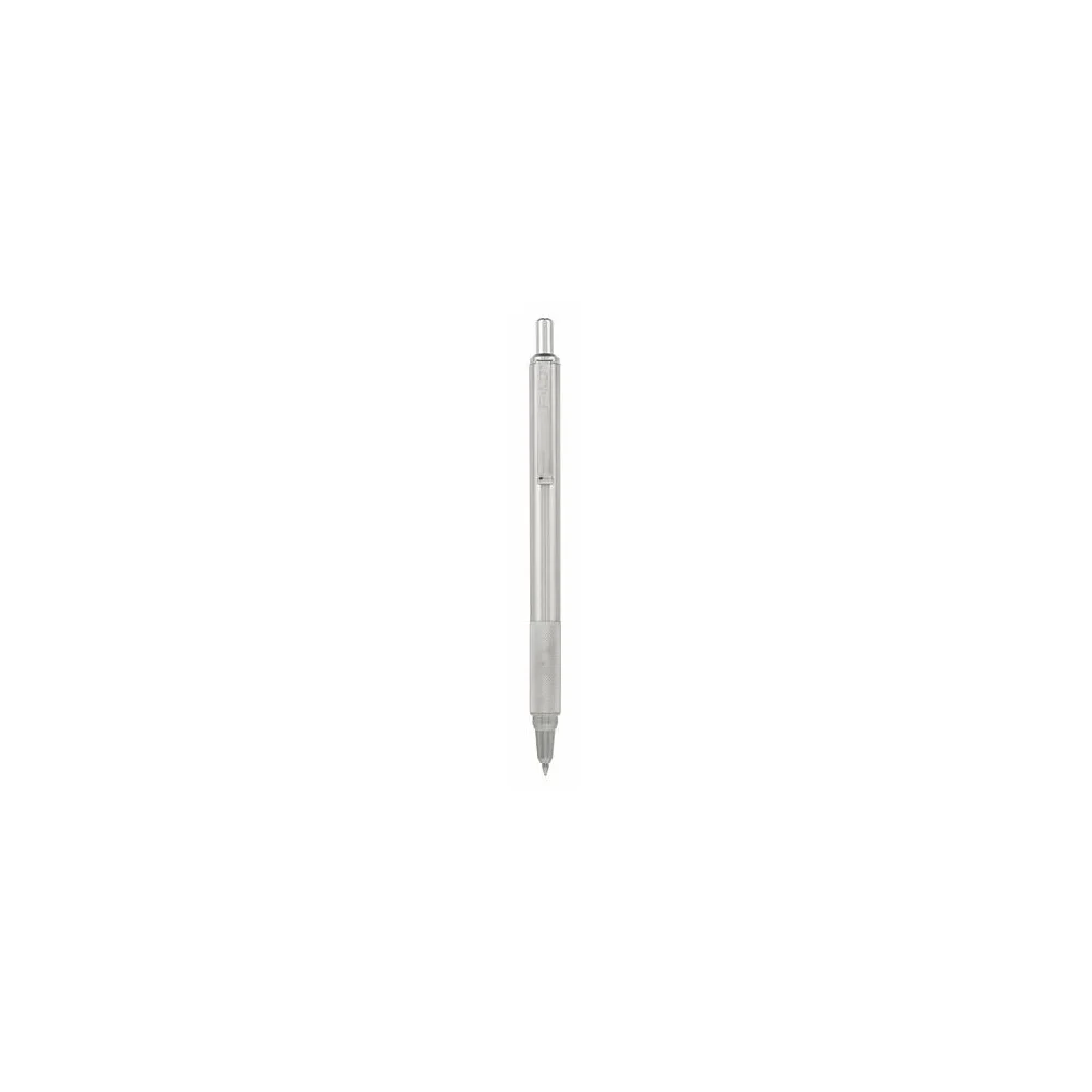 Golyóstoll 0,7mm, fém test, Zebra F-xMD, írásszín kék