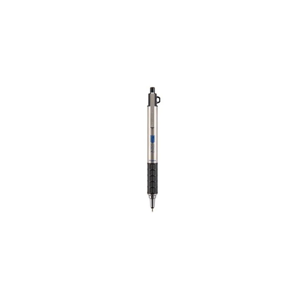 Golyóstoll 0,7mm, fém test, Zebra X-701, írásszín kék