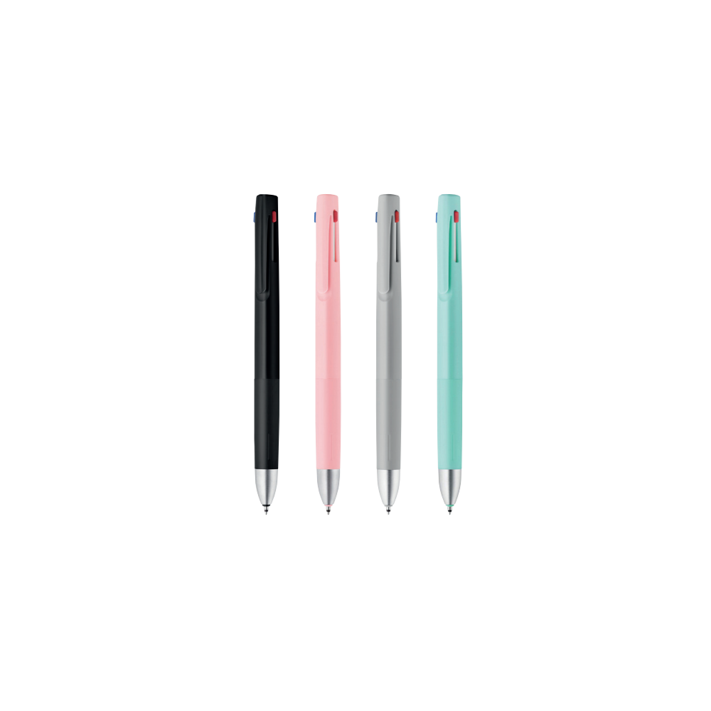 Golyóstoll 0,7 mm, háromszínű, Zebra  bLen 3C, világoskék test írásszín kék