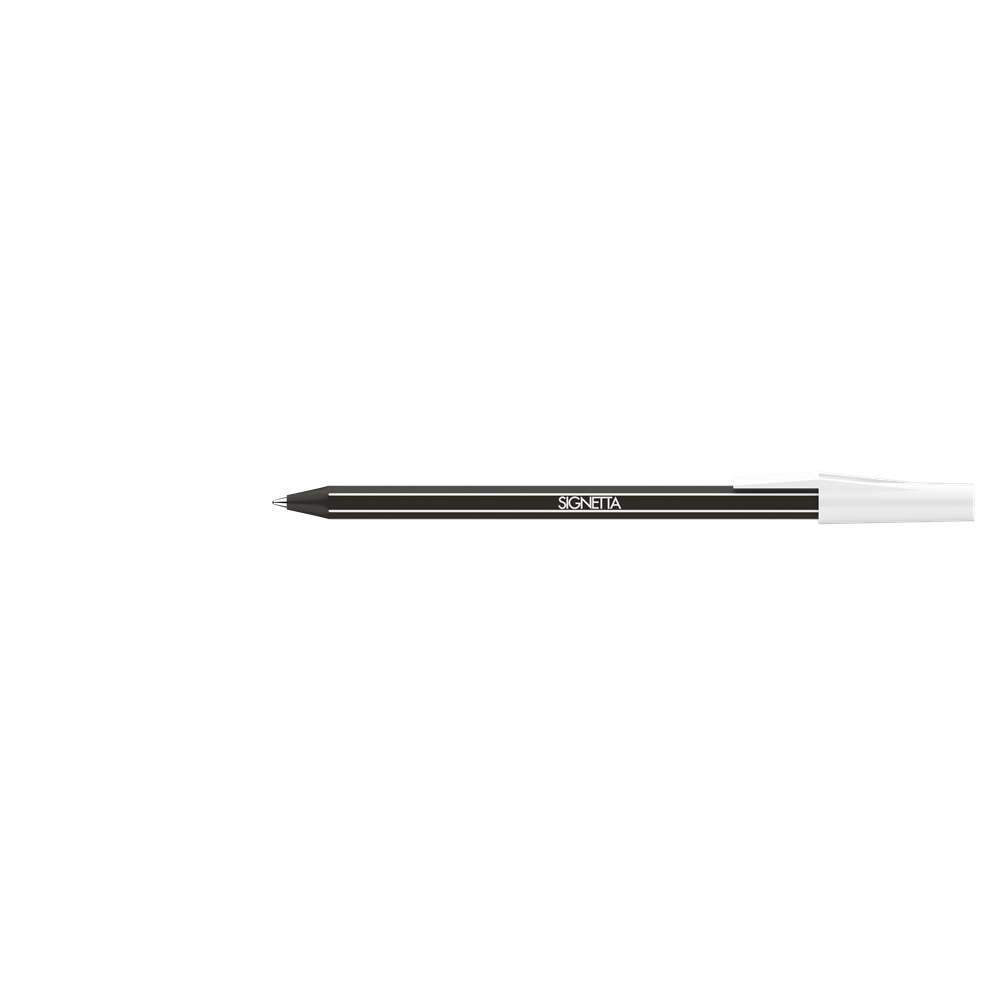 Golyóstoll 0,7mm, kupakos, Ico Signetta, írásszín fekete - Image 2