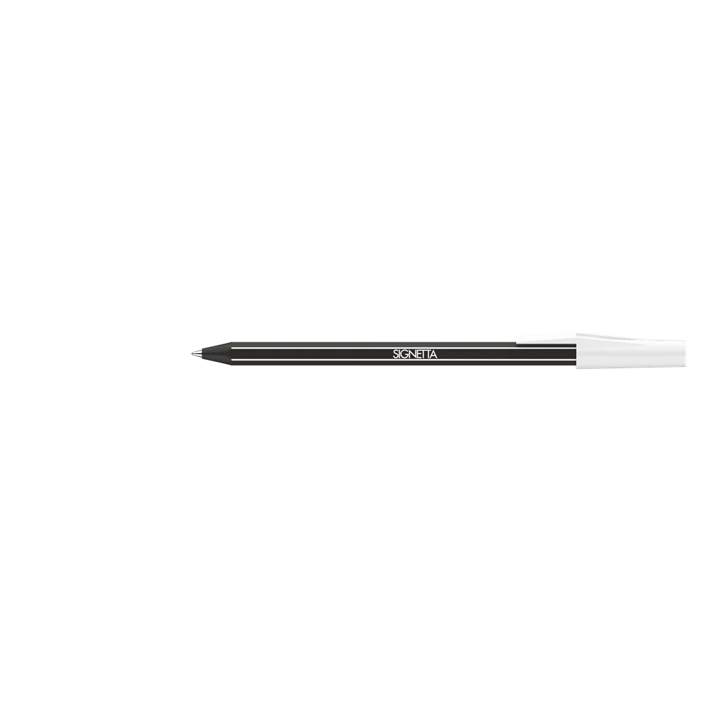 Golyóstoll 0,7mm, kupakos, Ico Signetta, írásszín fekete - Image 2