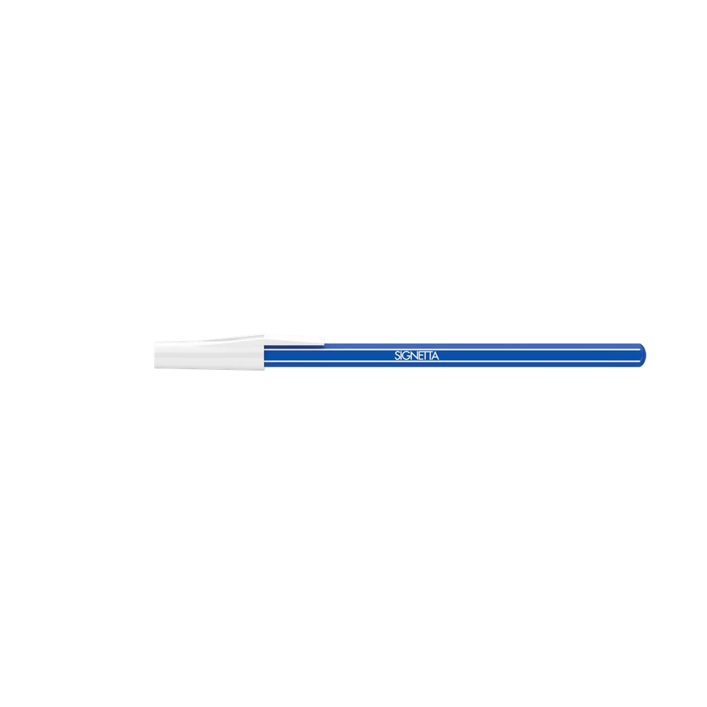 Golyóstoll 0,7mm, kupakos, Ico Signetta, írásszín kék - Image 4