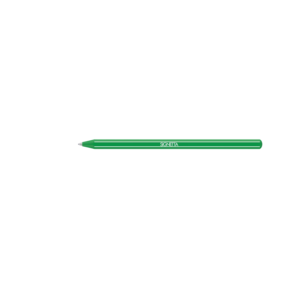 Golyóstoll 0,7mm, kupakos, Ico Signetta, írásszín zöld - Image 3