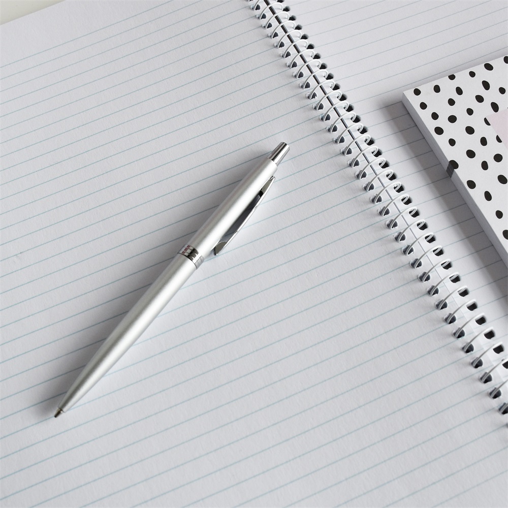 Golyóstoll 0,8mm, fém, rozsdamentes acél test, díszdobozban Bluering® Metal, írásszín kék - Image 11