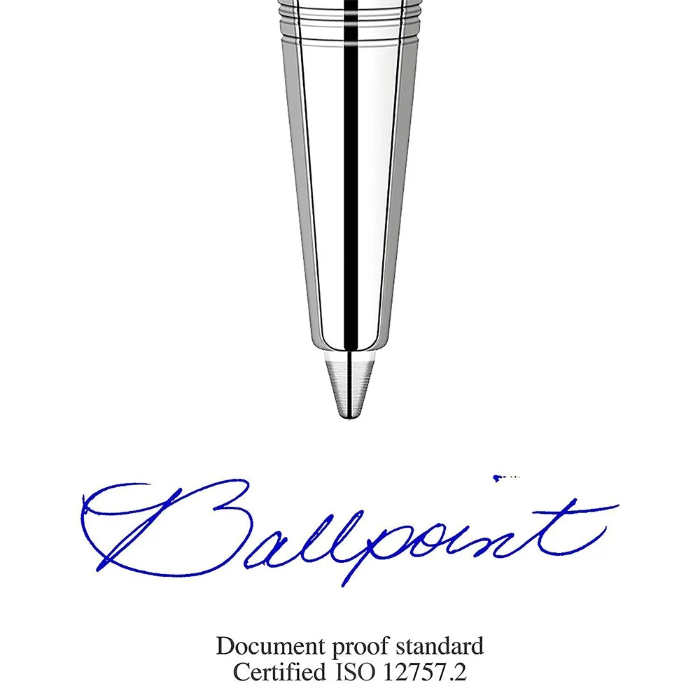 Golyóstoll Waterloo kék/fém test, ezüst klipsz 1953191 Parker Royal Jotter, írásszín kék - Image 3
